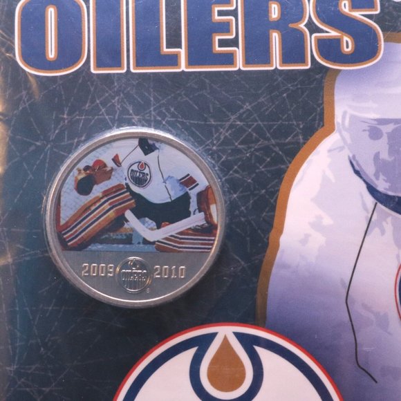Edmonton Oilers Official 2009-2010 Limited Edition NHL Coin - New in Packaging - Picture 4 of 4